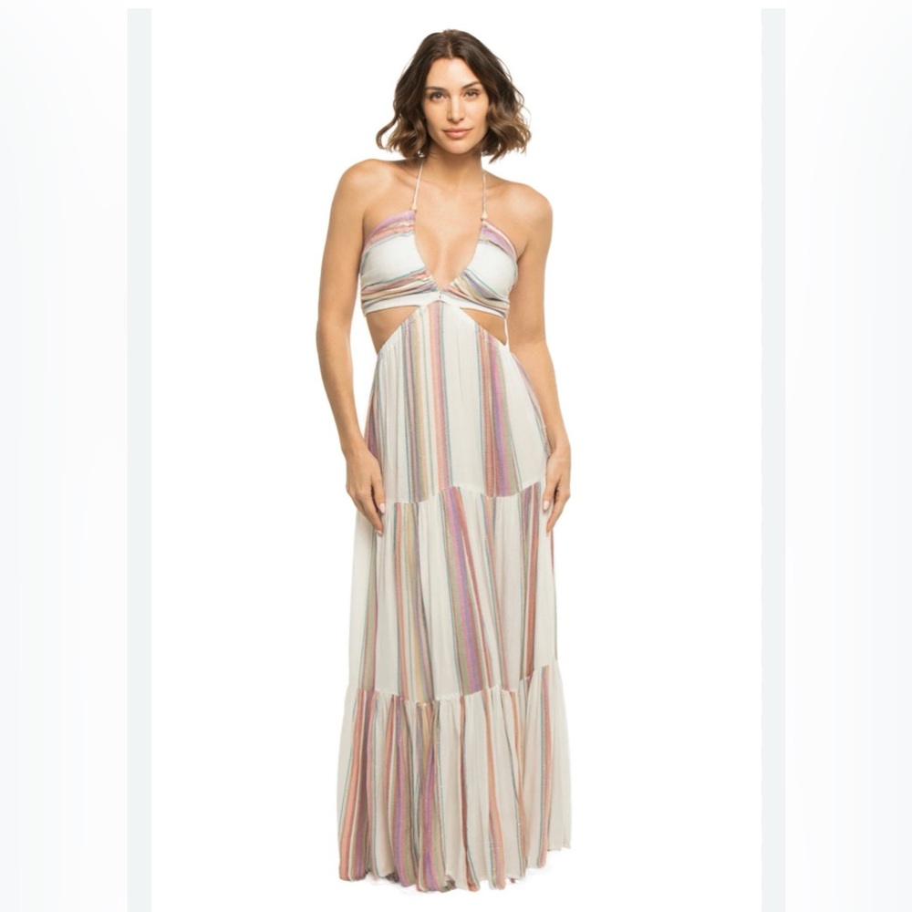 NWT Elan Halter Maxi Dress